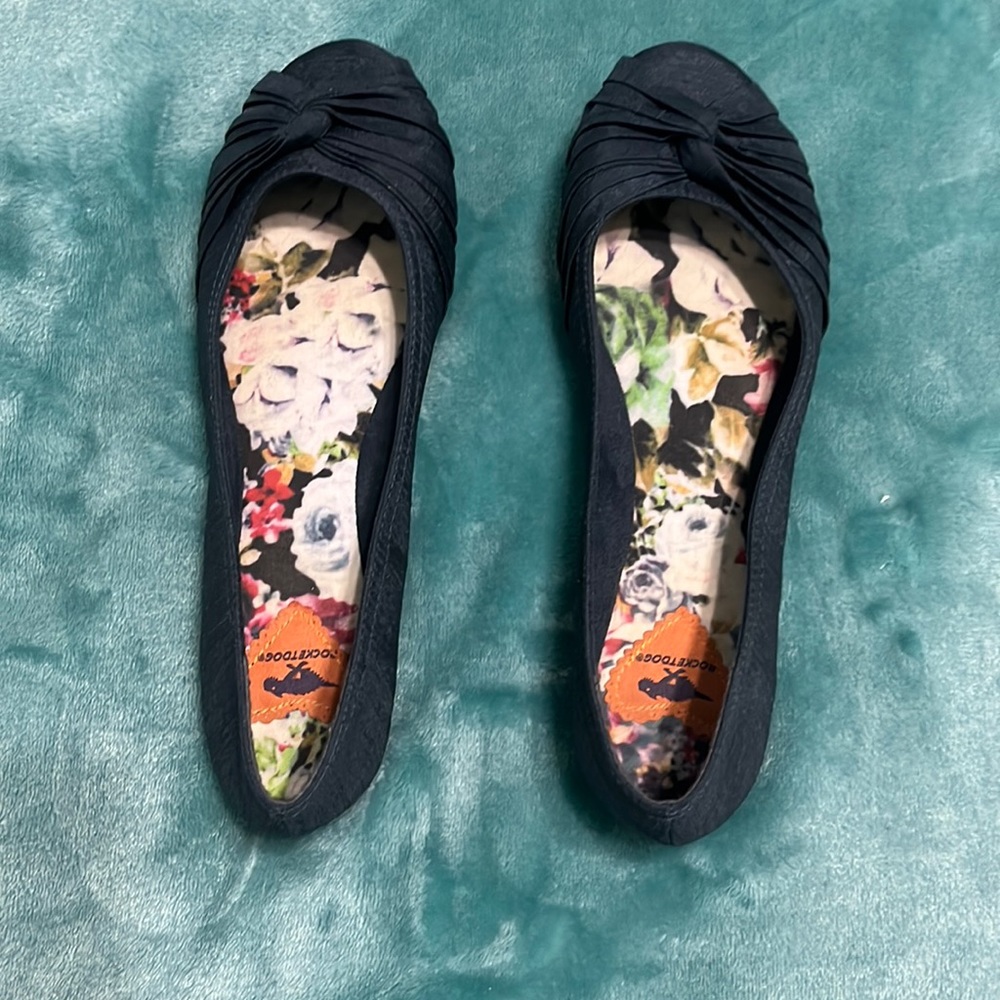RocketDog navy blue flats size 9